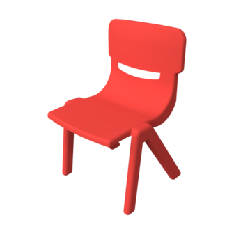 Fun chair rood