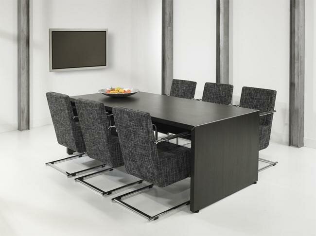 Vergadertafel Office Manager 220x100 cm donker eiken